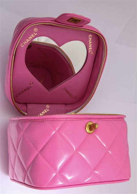 chanel heart vanity|Chanel vanity case original.